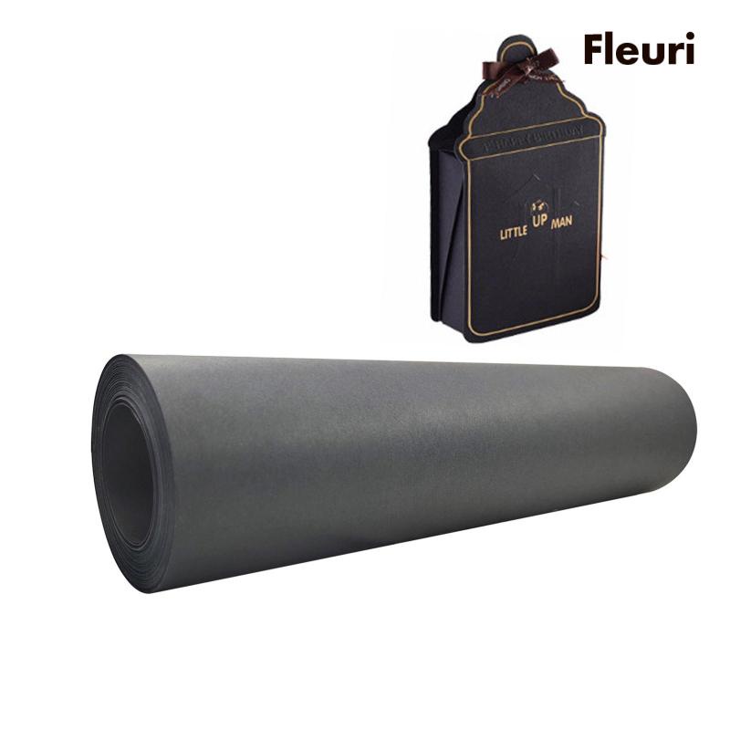 [Fleurir] Cuộn Giấy Kraft Đen 98ft Thân Thiện Với Môi Trường Tái Chế Được