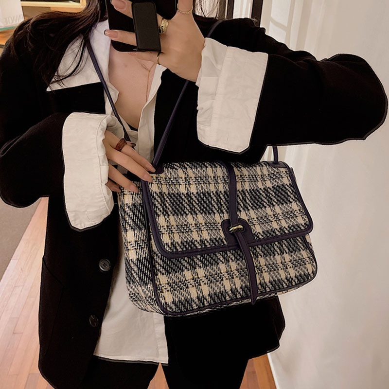 Túi Đeo Vai Envirosax Stray Bag Phối Lưới Màu Trắng Xanh Dương Sức Chứa Lớn Cao Cấp