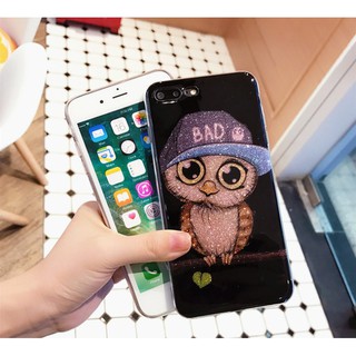 Ốp điện thoại họa tiết chim cú xinh xắn cho Iphone 6 6S 6/6S PLUS 7/8 7/8 PLUS X