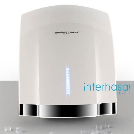 Máy sấy tay tự động Interhasa HSD-A1003 - 2 chế độ sấy, chống nước, sấy khô tay nhanh, nhựa ABS siêu bền