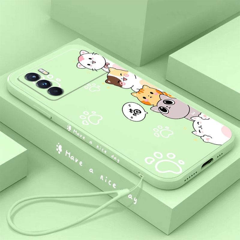 Ốp Điện Thoại TPU Hình Mèo Dễ Thương Cho Oppo RENO 4 4G Oppo RENO 4pro 4G Oppo RENO 4SE Oppo RENO 5 Oppo RENO 5pro Oppo RENO 5pro plus