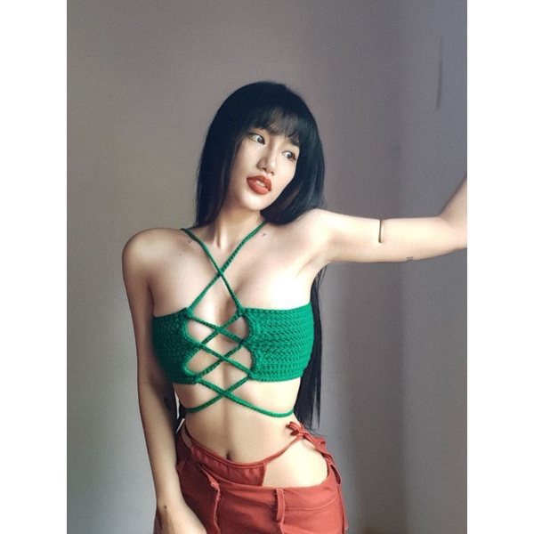 ÁO JOSIE CROPTOP LEN GỢI CẢM