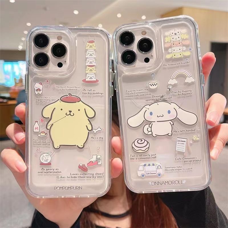 Ốp Điện Thoại Trong Suốt Họa Tiết Hoạt Hình Cho iphone 14 Pro Max 11 13 7 8 Plus 12 13Pro Max X XS Max 7 8 SE 2020