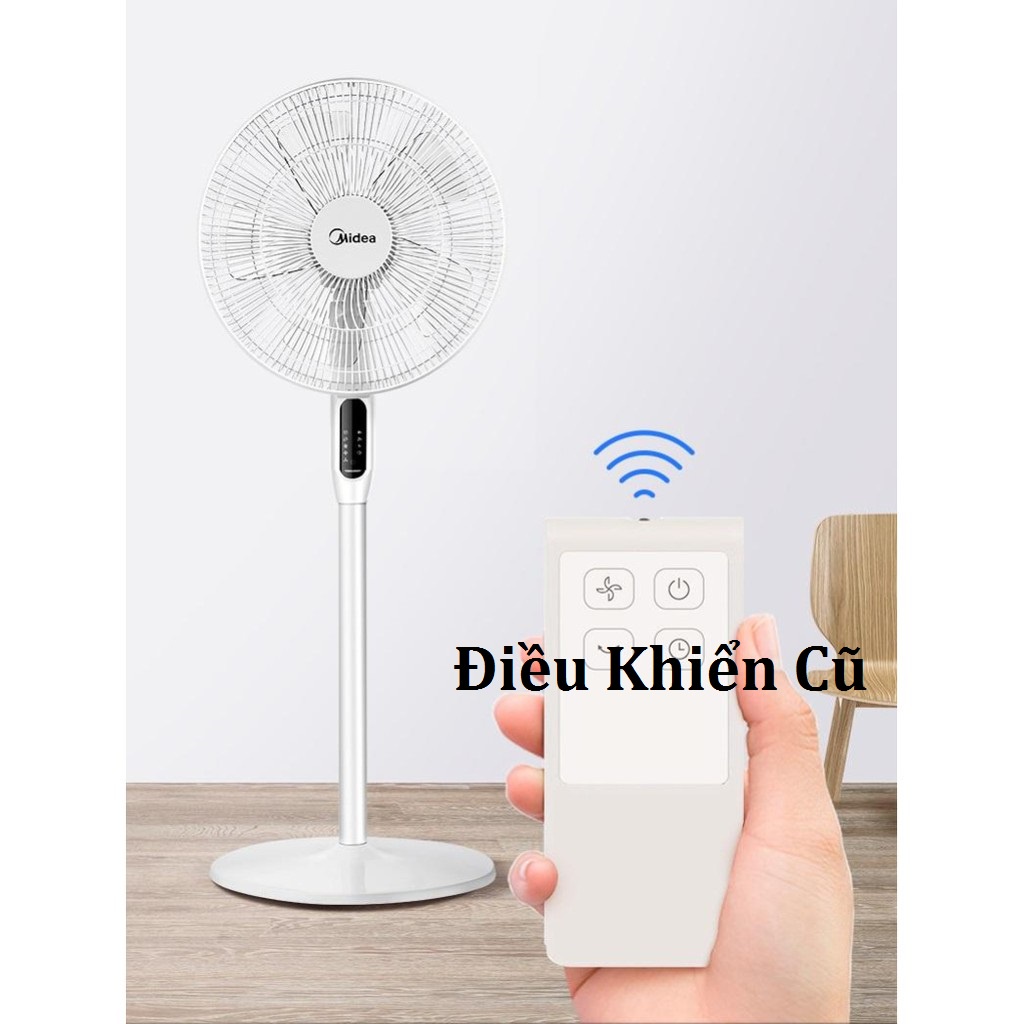 Remote Điều Khiển Media 6 Nút M-06B Trắng Đen❤️Tay Khiển Midea FS40-18AR