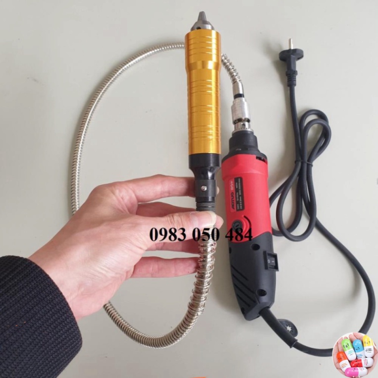Dây truyền động cho máy khoan thẳng, máy mài khuôn cốt 6mm thành bút khắc HOẶC MÁY MÀI KHUÔN AOTUO 480w