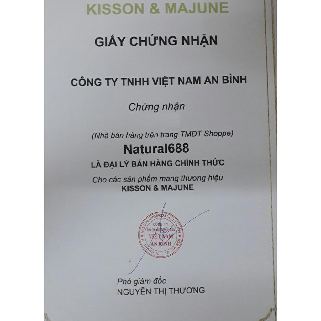 Son lì KISSON màu cam tươi ( KN04)