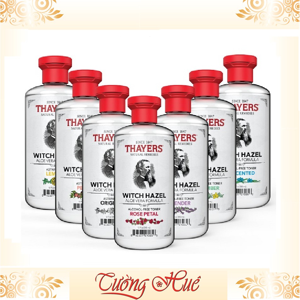 Nước Hoa Hồng THAYERS Witch Hazel Alcohol Free Toner Rose Petal - 355ml