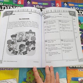 Combo 7q - 180 days of reading (Level K đến 6)
