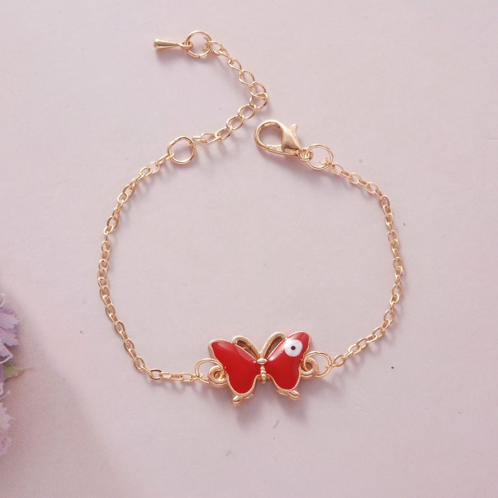 Vòng Tay Hình Hoa Cúc Và Bướm Thời Trang Hàn Quốc Đơn Giản Cá Tính Cho Nữ