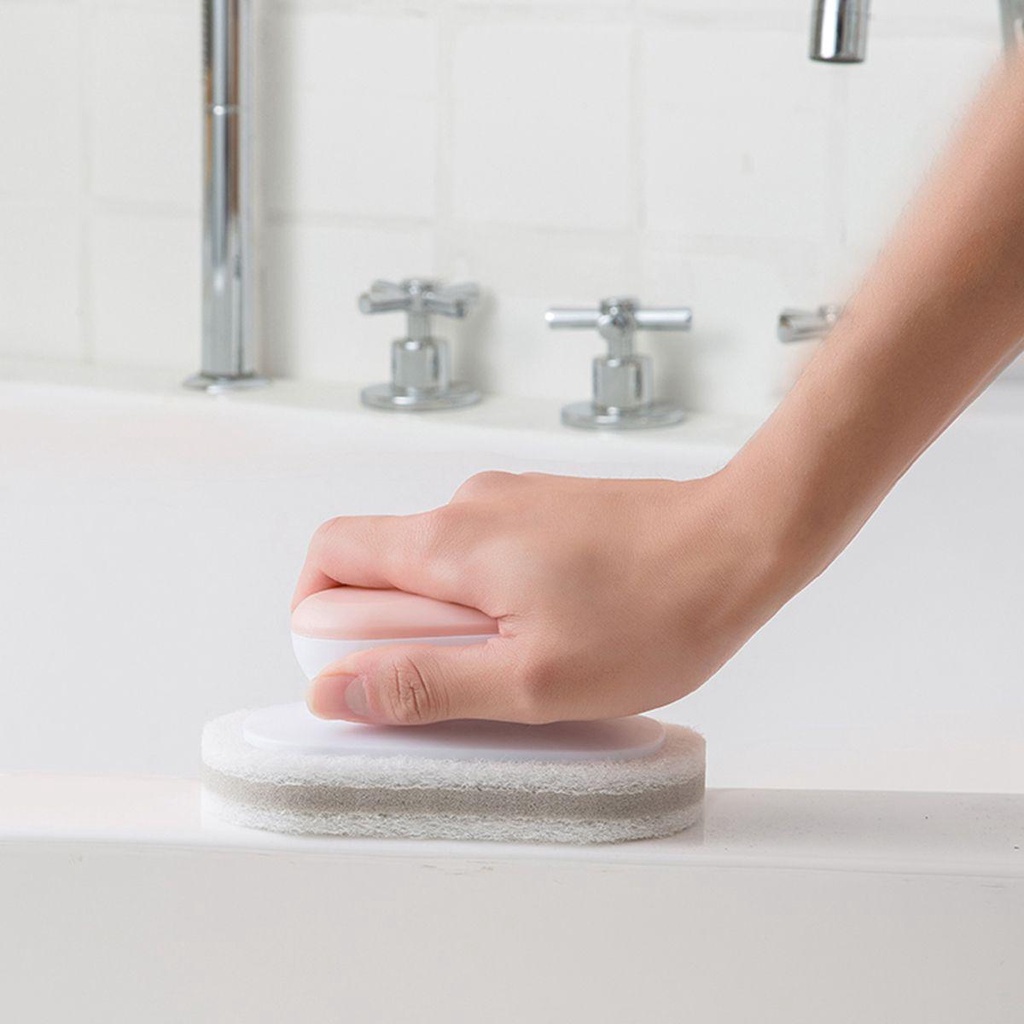 Bàn Chải Vệ Sinh Tường Nhà Tắm Bằng Bọt Biển Siêu Bền Tiện Dụng