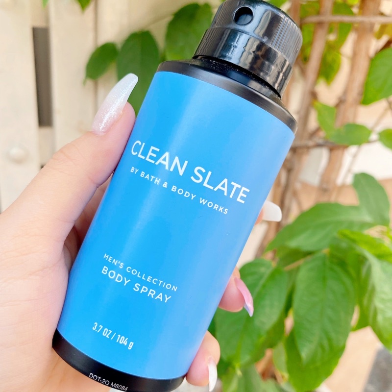 Xịt Thơm Nam Bath &amp; Body Works - Clean Slate (104g)