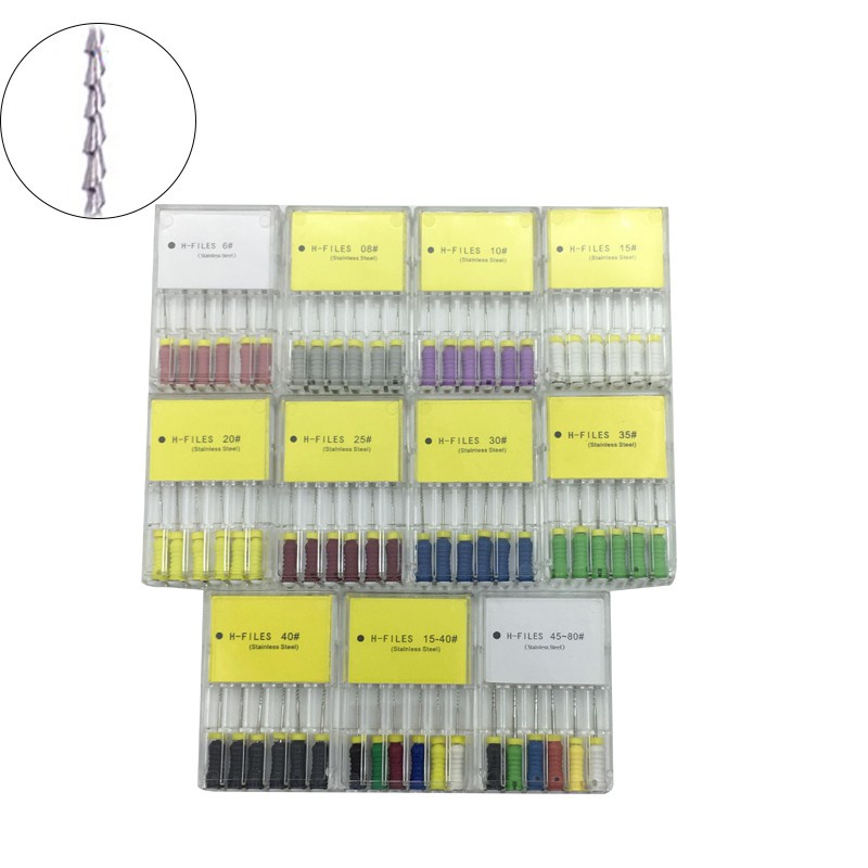 Hộp dụng cụ làm sạch răng bằng thép không gỉ cỡ 21mm 25mm tiện dụng