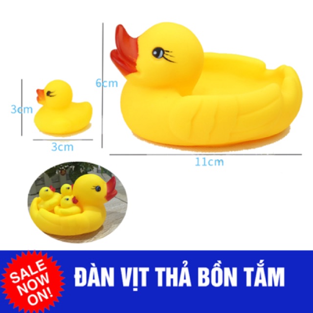 Sét đàn vịt thả bồn nước cho bé