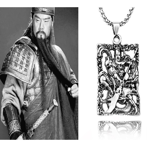 Dây chuyền nam mặt quan công vòng cổ titan nam