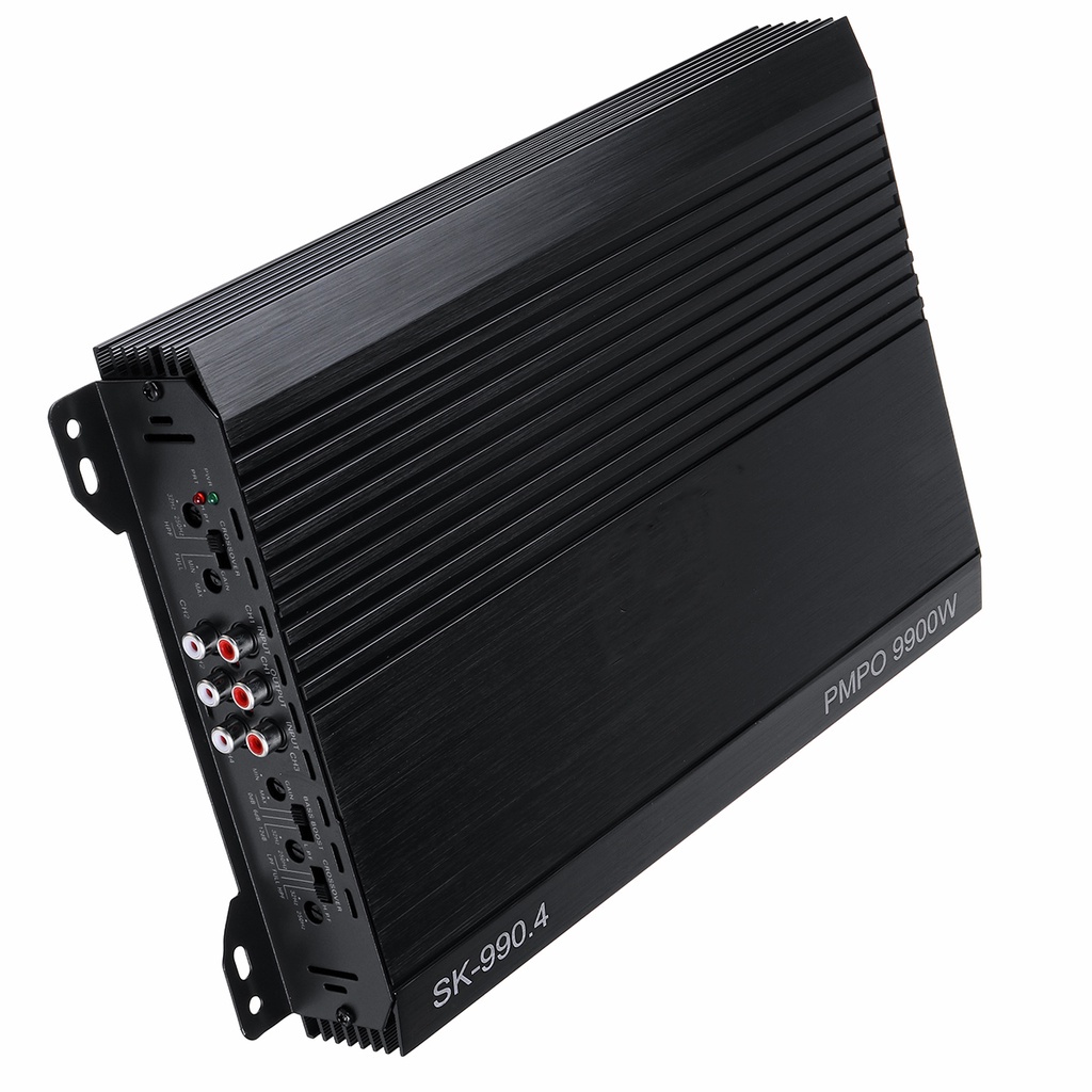 Bộ Khuếch Đại Âm Thanh Hợp Kim Nhôm 9900w 12v 4 Kênh Chuyên Dụng Cho Xe Hơi