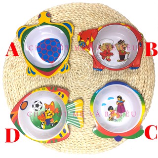 CHÉN/BÁT ĂN DẶM CHO BÉ HÌNH THÚ
