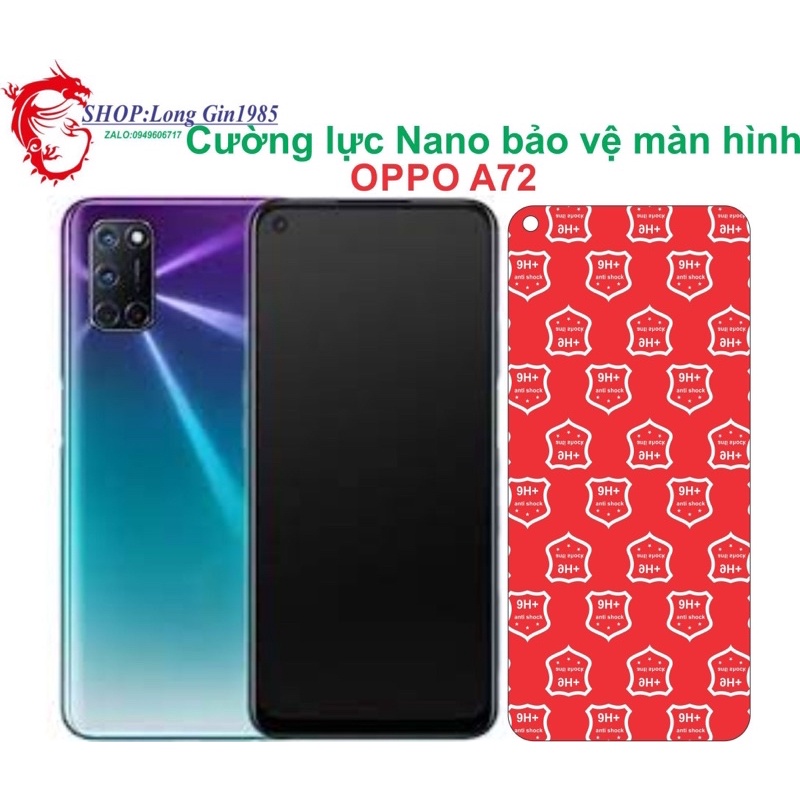 Oppo A72 Cường lực dẻo Nano chống va đập chống trầy xước