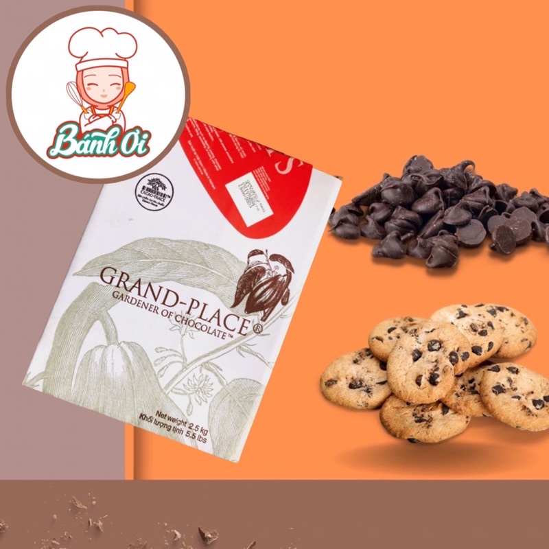 Socola chip đen Grand Place 100g / Chocochip 100g