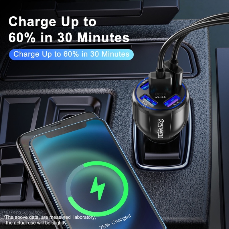 Bộ Sạc Nhanh RV 5 Cổng USB Cho Note 20 / 10 S21 / 20 / 10 QC3.0