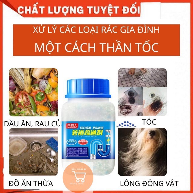 Bột thông cống đa năng nắp xanh