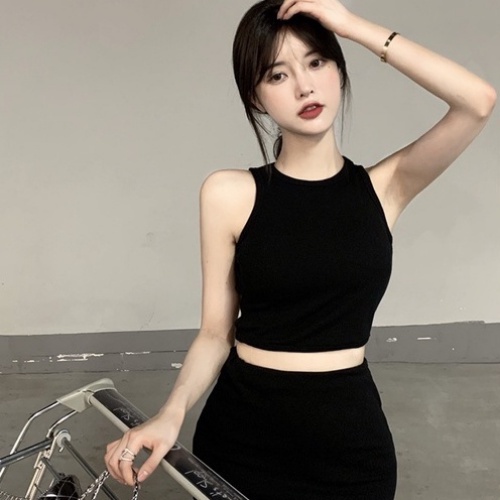 Áo croptop ba lỗ ôm body 100% COTTON, Áo thun ba lỗ nữ dáng croptop