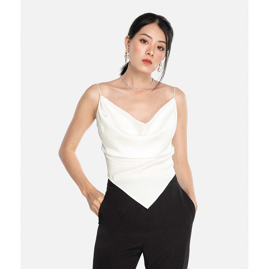 [Mã FASHIONMALLT4 giảm 15% đơn 150k] HNOSS - Áo 2 Dây Cổ Đổ - TDO12010018GC | BigBuy360 - bigbuy360.vn