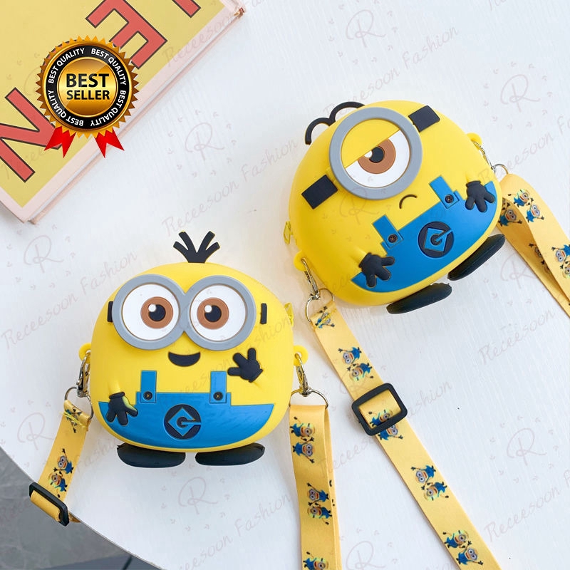 Ví Đựng Tiền Xu Hình Minion Dễ Thương Cho Bé