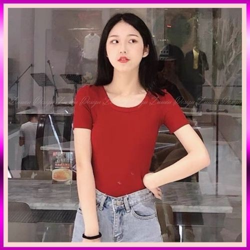 Áo thun tăm 👚Áo thun nữ 👚Áo cotton siêu mềm mát màu sắc trẻ trung | BigBuy360 - bigbuy360.vn
