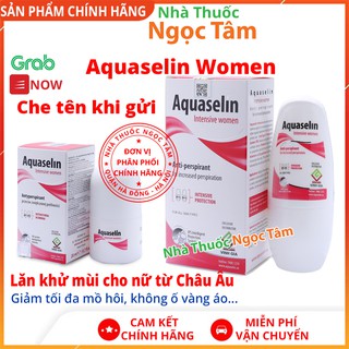 ✔️(Tặng Quà) Aquaselin Intensive Women Lăn nách khử mùi nữ giảm tiết mồ hôi Nhập khẩu chính hãng Châu Âu