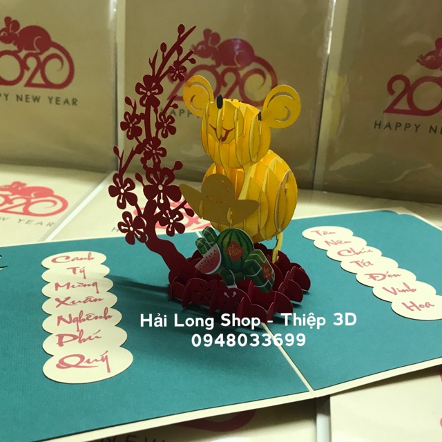 Hải Long Shop - Thiệp 3D