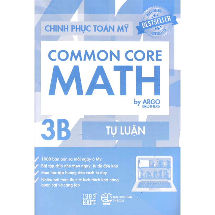 Sách - Chinh Phục Toán Mỹ - Common Core Math (Tập 3B)