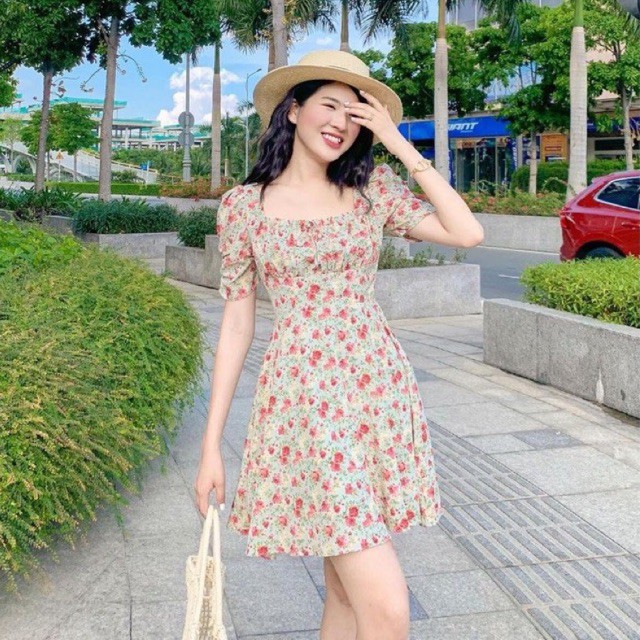 [Mã SKAMA06 giảm 8% tối đa 50K đơn 250K] Đầm FAIRY - Đầm nhún ngực tùng xoè nhẹ | BigBuy360 - bigbuy360.vn