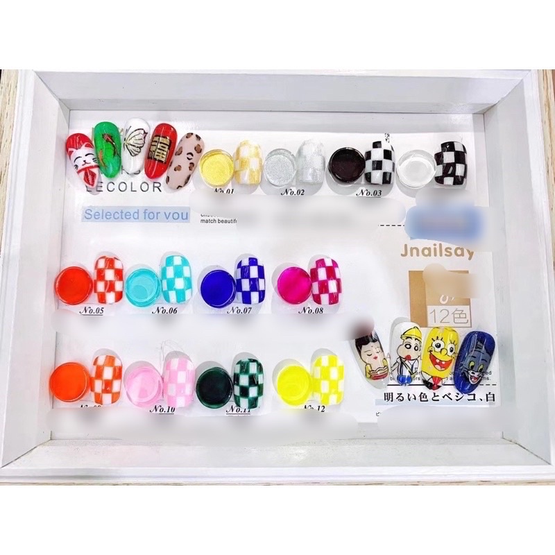 gel vẽ  huaxi 12 màu ✍️