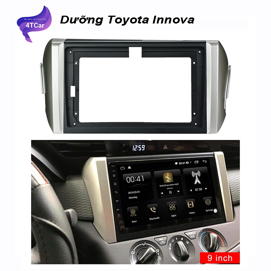 Mặt dưỡng Toyota Innova 2016-2019 (9 inch)