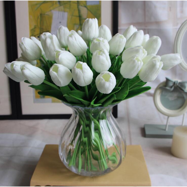 Cành hoa tulip giả dùng trang trí nhà cửa TM250