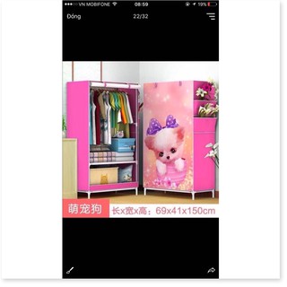tủ vải 3D 1 buồng