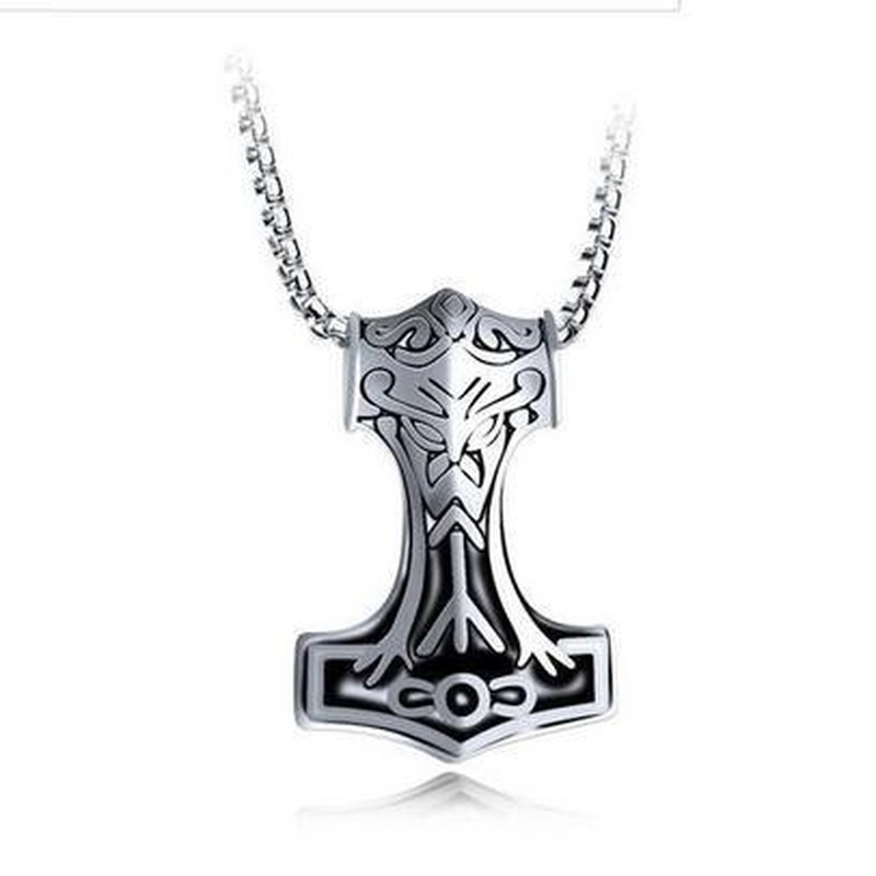 Mặt Vòng cổ Hình Chiếc Búa Của Thần Thor Bắc Âu