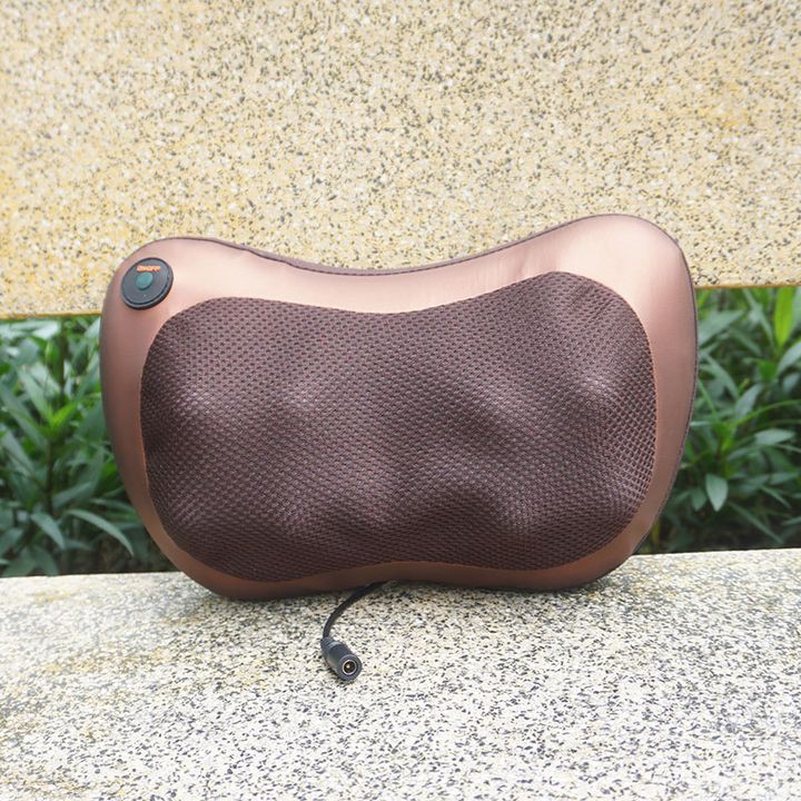 Gối Massage Vai Gáy 8 Bi Hồng Ngoại Công Nghệ Nhật Bản Cao Cấp