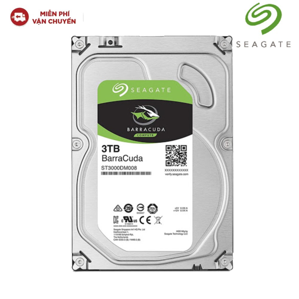 Ổ cứng HDD Seagate 3Tb (ST3000DM007) - Hàng chính hãng new 100%