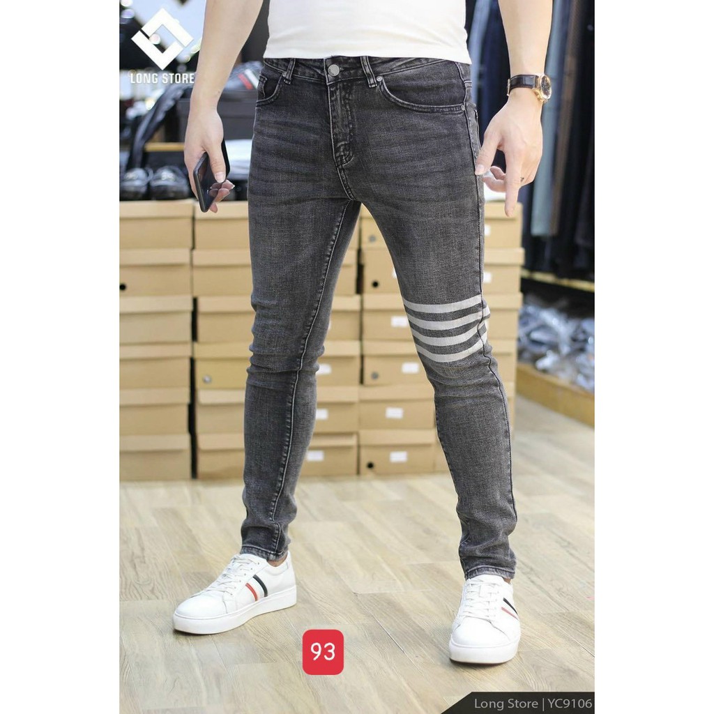 8 MẪU quần jeans nam THÊU cao cấp HÀN QUỐC thời trang đẹp nhất 2021 bao đẹp y hình hàng chất lượng VNXK.