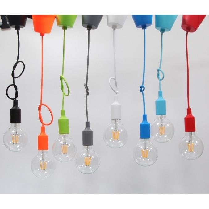 Bộ 10 dây đèn thả trang trí bóng led Edison G95 8W