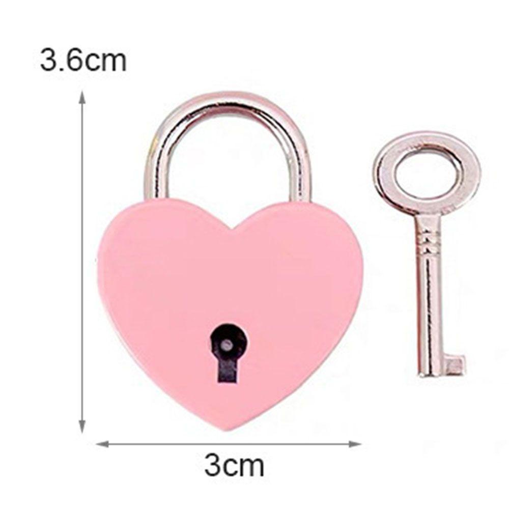 2 Ổ Khóa Hộp Trang Sức Hình Trái Tim
