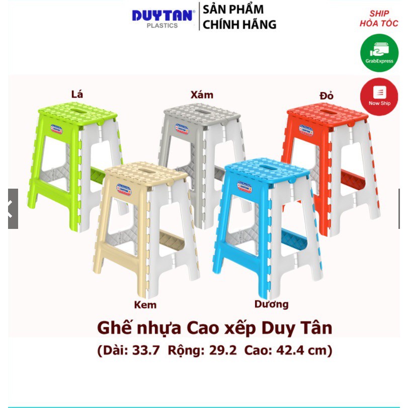 Ghế Nhựa Gấp Gọn Duy Tân thấp