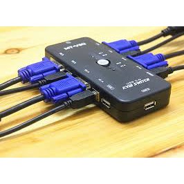 Hộp chuyển mạch 1 đầu vào 4 đầu ra KVM USB 2.0 cho máy tính bàn