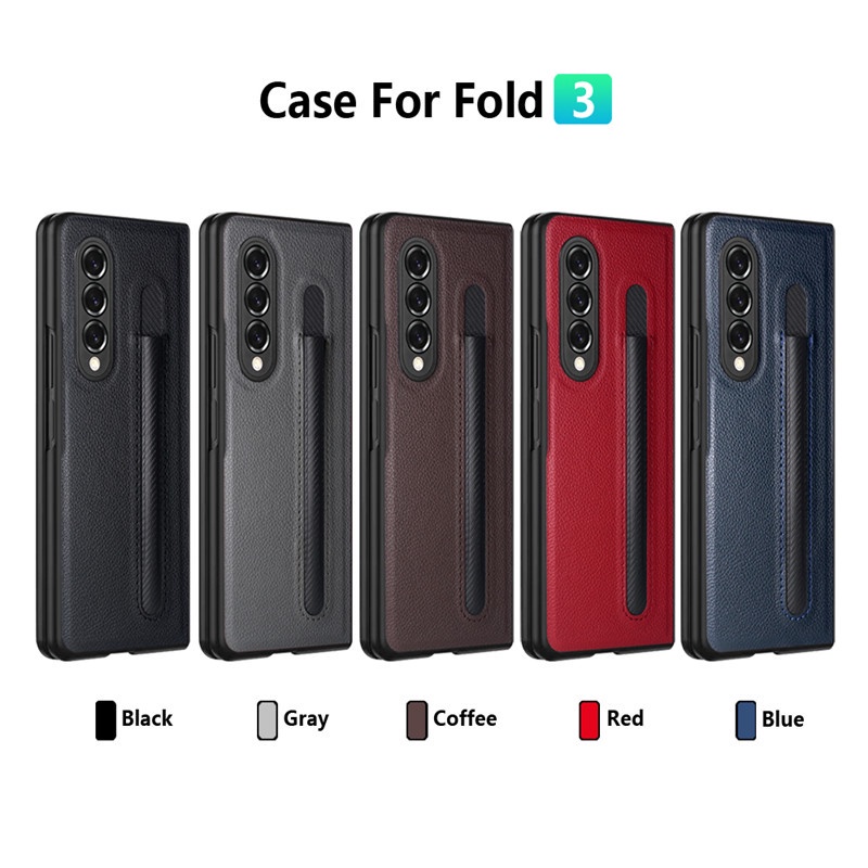 Bao Da Điện Thoại pc Nắp Gập Chống Trầy Xước Bảo Vệ Toàn Diện Cho samsung galaxy z fold 3 pen fold4