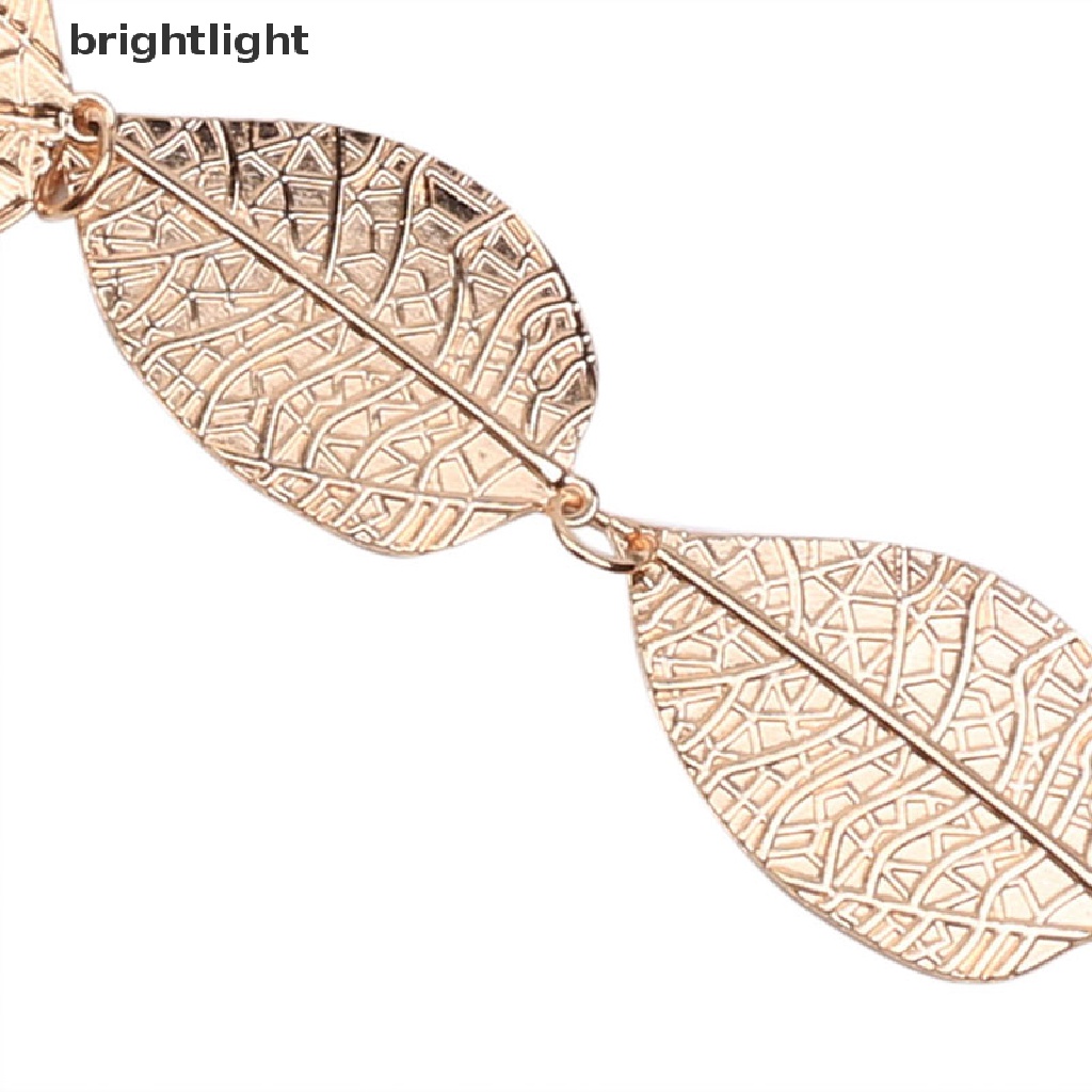 (brightlight) Fashion Women Metal Chain Belt Leaf Shape Waist Belt Dress Sweater Waist Belt [HOT SALE]