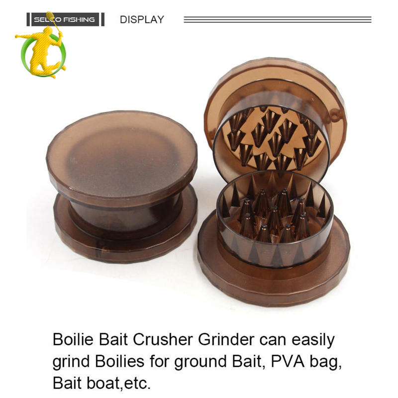 [Fitness]Portable Compact Pellets Fishing Bait Crusher Boilie Grinder Box Convenient