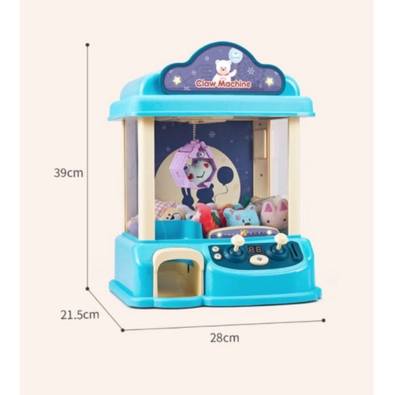 Gắp thú bông mini cho bé kích thước lớn kèm xu đếm thời gian