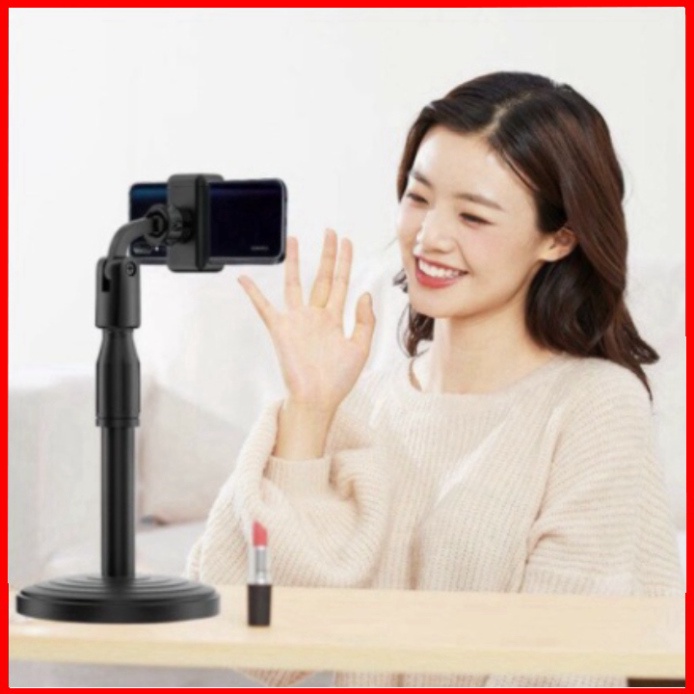 Giá Đỡ Điện Thoại - Kệ Cài Điện Thoại livestream xem video Ổn Định Xoay 360 Độ dùng để Quay Phim Ghi Hình Đa Dụng