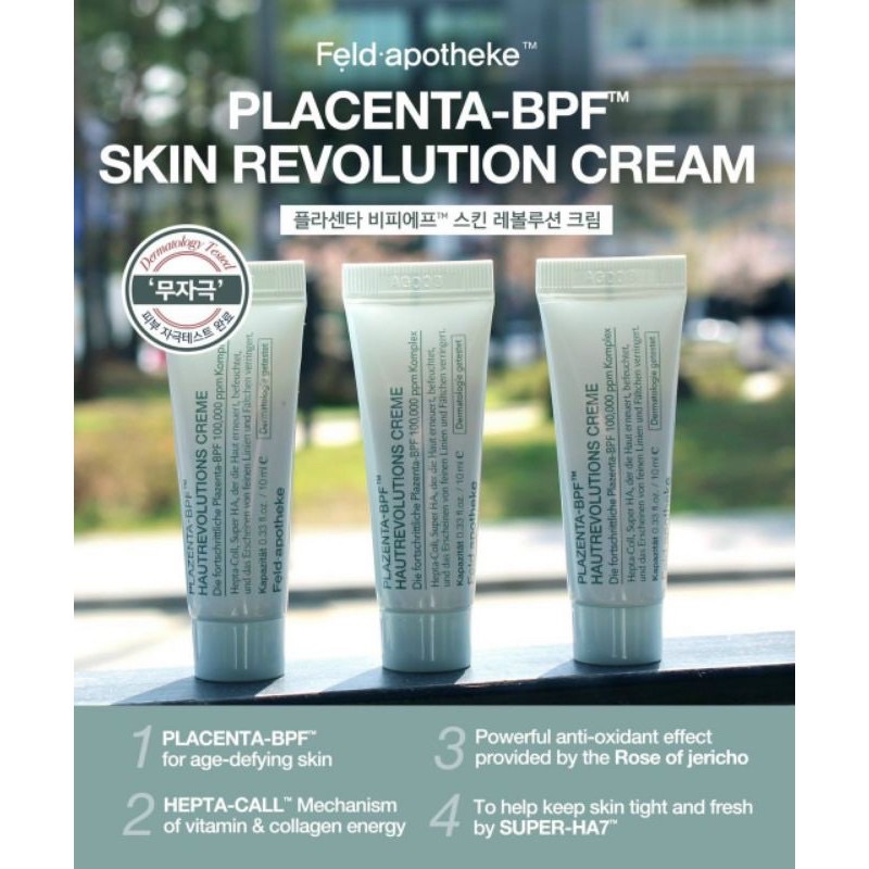 Kem Nhau Thai Phục Hồi Da Plazenta - BPF Skin Revolution Cream Feld Apotheke 10g